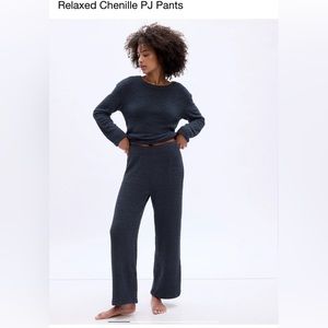 GAP Factory Charcoal Gray Relaxed Chenille PJ Set